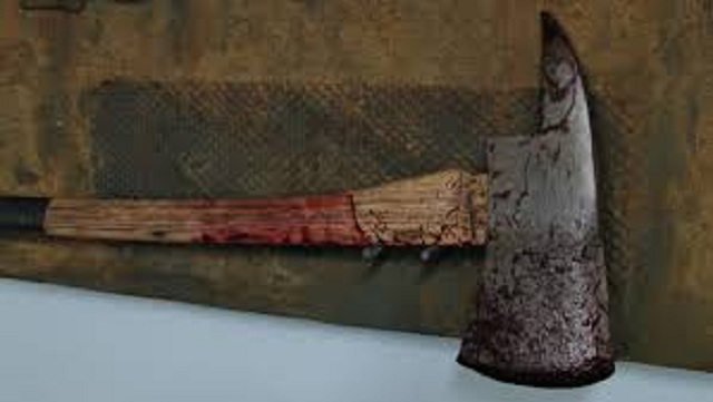 bloody axe