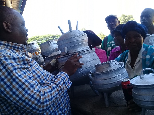 (File picture) MP Joseph Tshuma admires products that were made by backyard industries in his constituency.