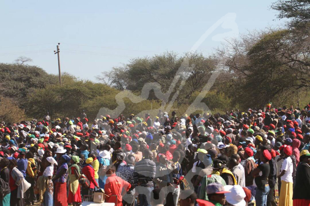 Thousands have converged at Lupane to attend the Mat North Presidential Youth Interface Rally.