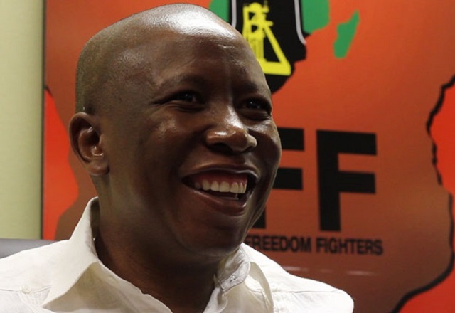 Economic Freedom Fighters leader Julius Malema