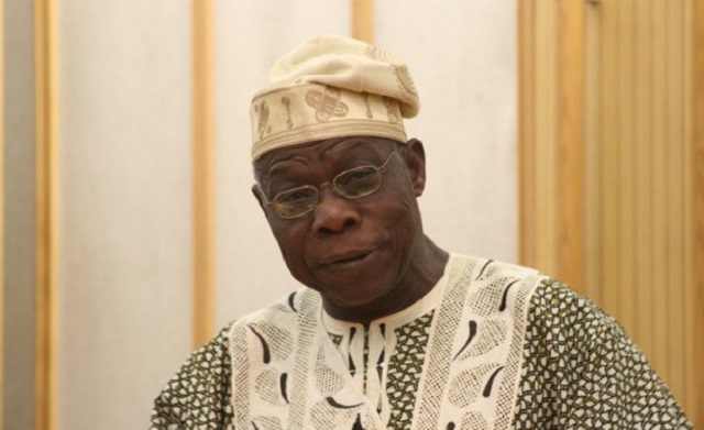 Former Nigerian president Olusegun Obasanjo