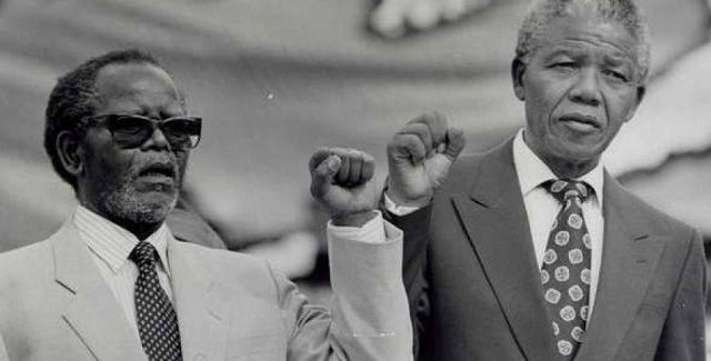Oliver Tambo and Nelson Mandela