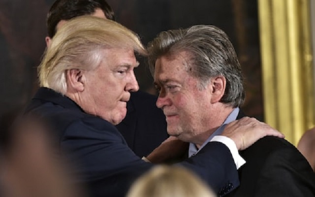 Banon and Trump