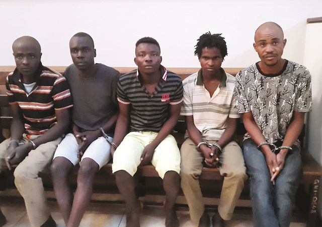 Suspected Gweru robbers, rapists in court