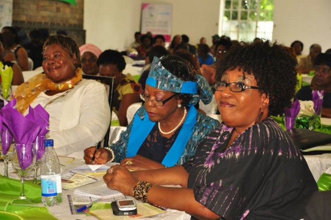 Zimbabweans mark International Women's Day in this wire picture