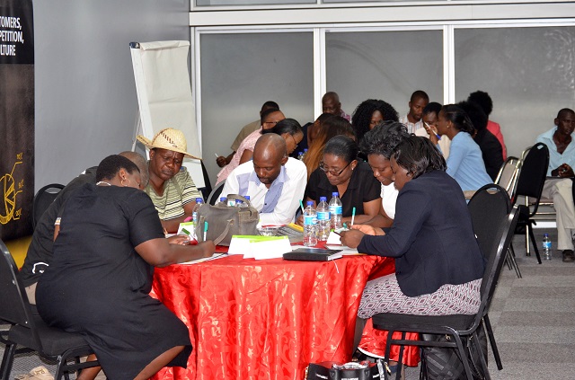 Participants at an SMEs workshop held at a hotel in Bulawayo yesterday