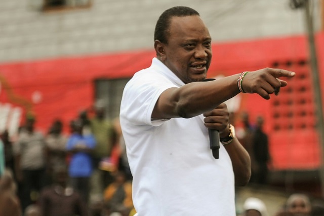 Kenyatta made the remarks on Friday in Nairobi while addressing supporters. —AFP