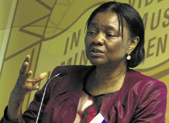 The Minister of Home Affairs (South Africa), Prof Hlengiwe Mkhize