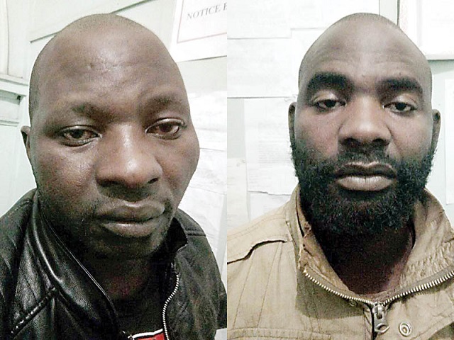 At large... Dominic Tachiona Tichawangana (left) and Farai Nhiwatiwa