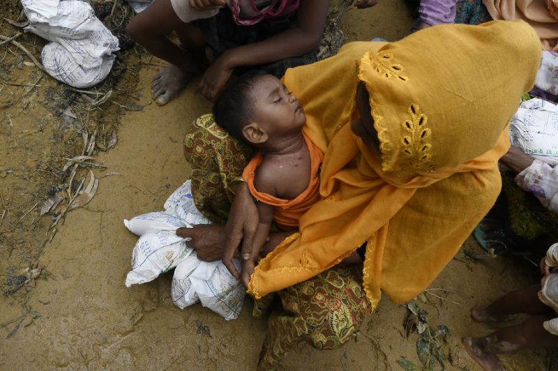The United States will reduce the number of refugees it is prepared to accept for resettlement to 45,000 in the 2018 fiscal year, despite the millions of displaced in camps around the world like these Rohingya near Ukhia in Bangladesh