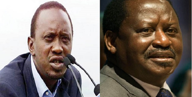 Uhuru Kenyatta and Raila Odinga