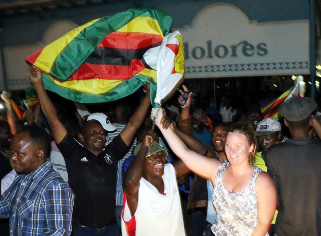 Bulawayo joins the nation in celebrating former President Robert Mugabe's resignation on Tuesday last week