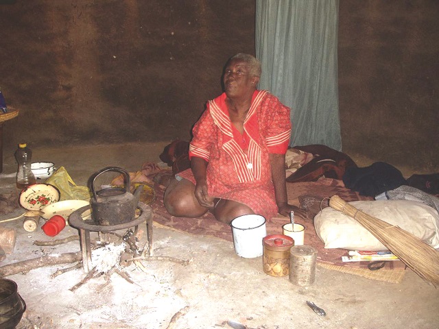 The visually impared Gogo Delpher Phiri
