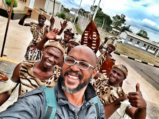 Carl Joshua in Vic Falls