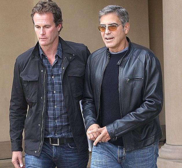 George Clooney with friend Rande