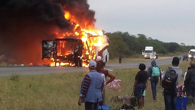 citiliner bus on fire 2